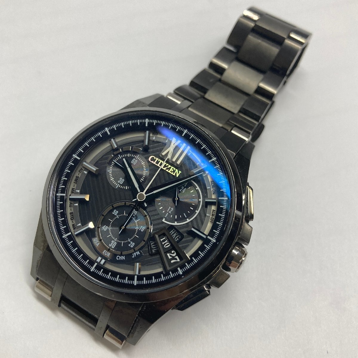f001 Z4 CITIZEN シチズン ATTESA Eco-Drive H610-T019412 電波 