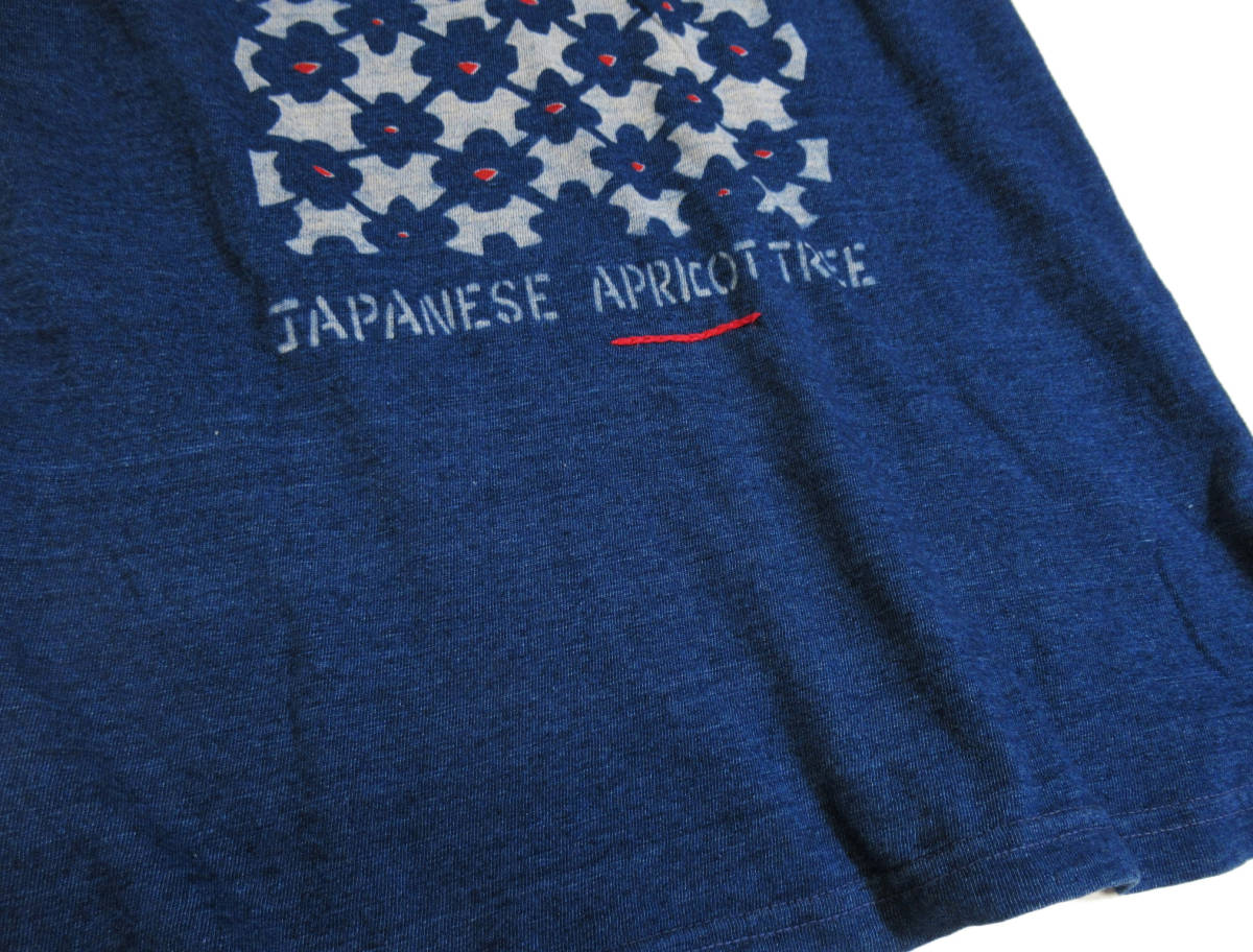 KAPITAL キャピタル 18.5⁄- ネイビー インディゴ染めロングスリーブT 