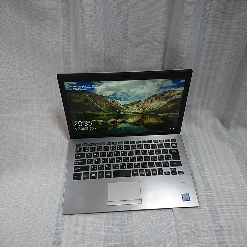 中古ノートパソコンVAIO VJPG11C11N/i5-8250U/WEBカメラ搭載/windows10