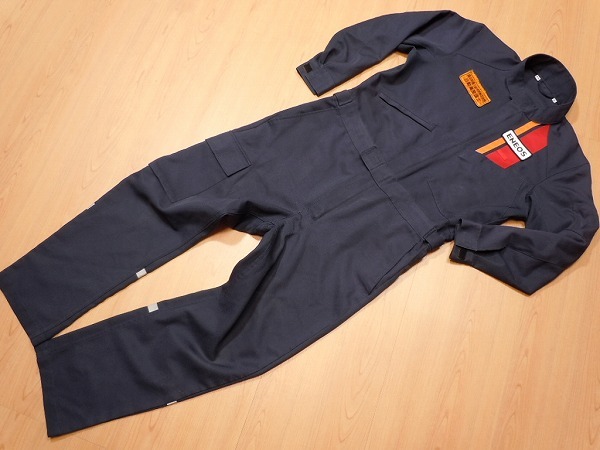 q568★エネオス ENEOS★長袖 つなぎ M★古着 オールインワン★作業着 作業服★サービス メカニック★即決★