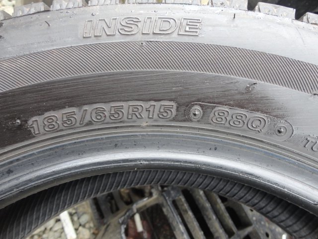 BLIZZAK BLIZZAKブリザック VRX2☆185&frasl;65R15☆2本SET☆国産MADE in ジャパン VRX2 極上2024年式☆数日のみワンシーズン☆超バリ山イボ残り☆ブリヂストン MONZA BRIDGESTONE(ブリヂストン) + VERCELY STYLE JAPAN JP 88Q スタッドレス