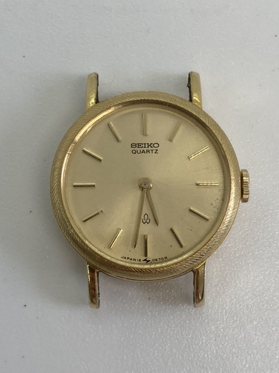 ☆1円 美品 SEIKO セイコー K14 14K 腕時計 クォーツ レディース 16 