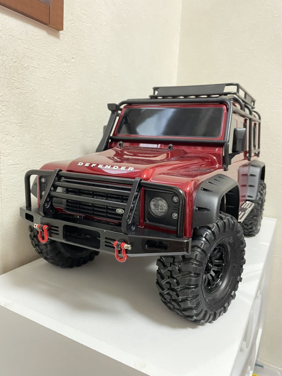 トラクサス traxxas TRX4 ディフェンダー アルミパーツ付き 走行少