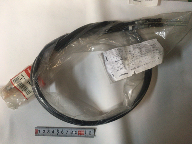 新品送料込43440-GM6-J00ジャイロUP(2ST)リアブレーキワイヤーCOMP１本(両方タイヤ引き）純正