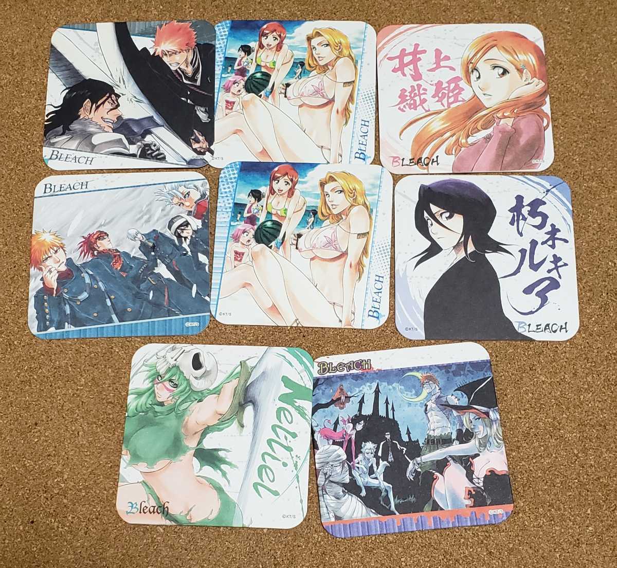 中古 BLEACH ブリーチ アートコースター セット 松本乱菊 ハロウィン 