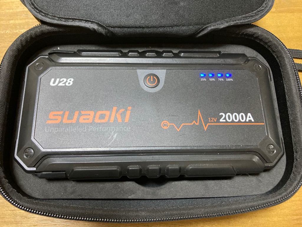 suaoki ジャンプスターター U28 エンジンスターター 16000mAh大容量 超