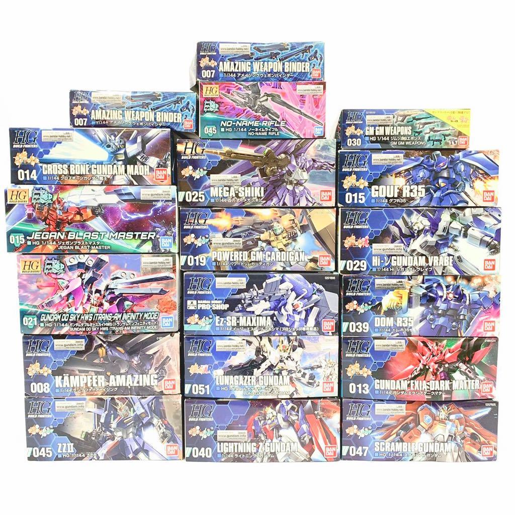 未組立 HG 1/144 ガンダムビルドファイターズ/ダイバーズ まとめて 19 