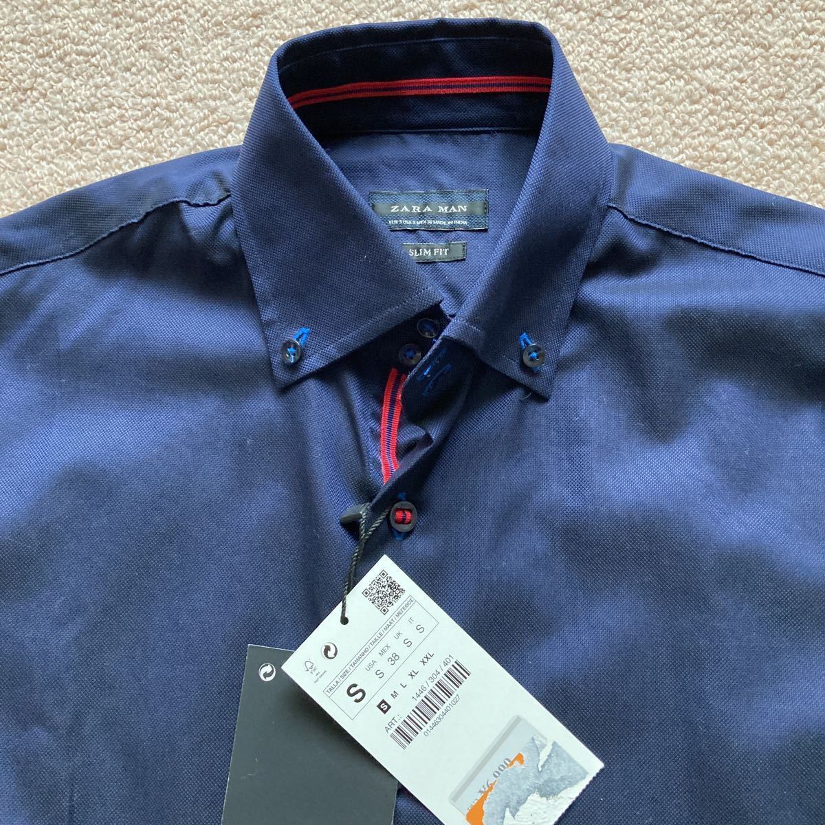 タグ付きザラマンzara Manスリムフィットシャツ Sサイズ 長袖シャツ 男性用 売買されたオークション情報 Yahooの商品情報をアーカイブ公開 オークファン Aucfan Com