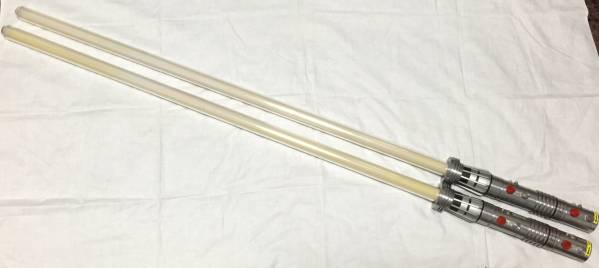 中古マスターレプリカ ダースモールFXライトセーバー2本セット