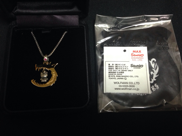 ハローキティ 招き猫 選べる2カラー シルバー ネックレス サンリオ