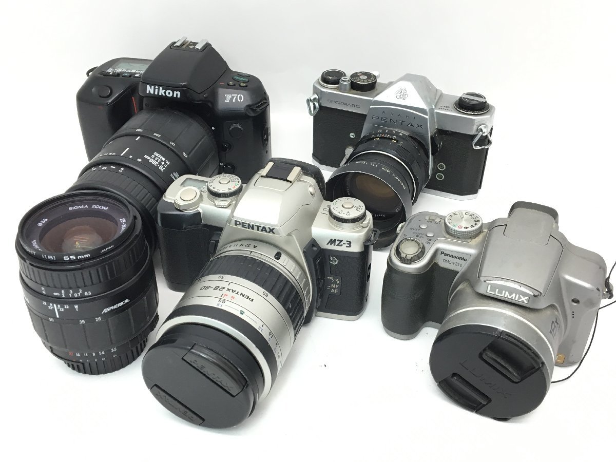 1円スタート】PENTAX MZ-3 / Nikon F70 / Panasonic LUMIX DMC-FZ18 他