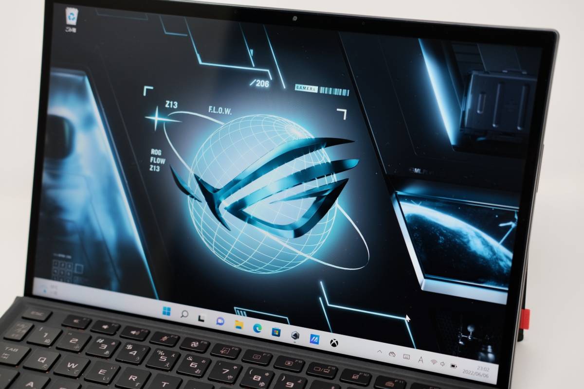 美品】ASUS ROG FLOW Z13 GZ301ZE 13.4型/Corei9-12900H/16GB/1TB 