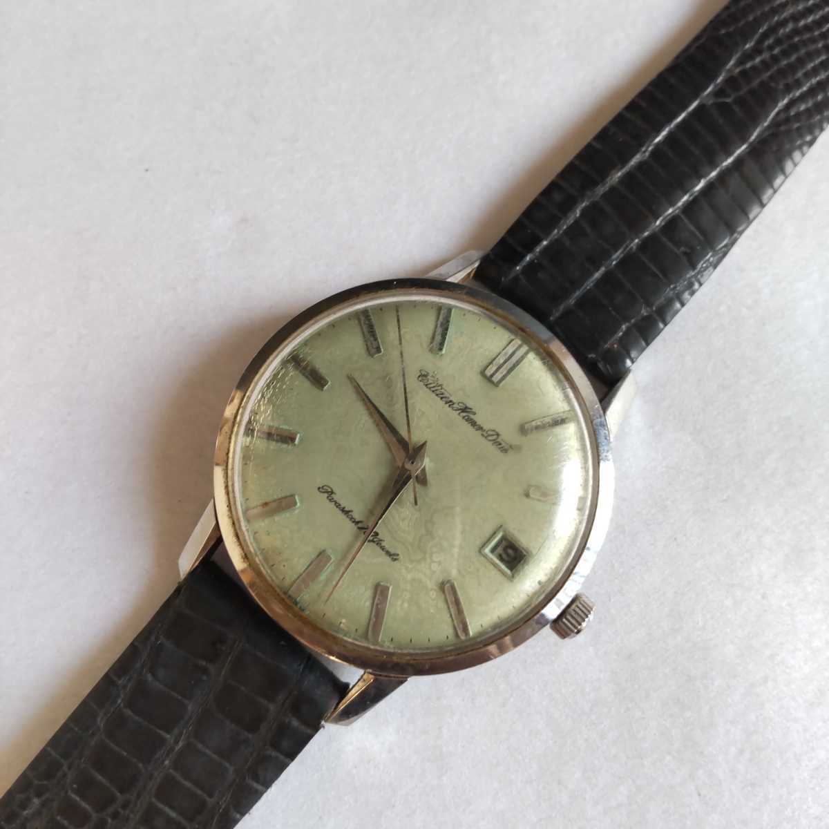 シチズン CITIZEN ホーマーデイト homer date 19石 ステンレス 手巻き 