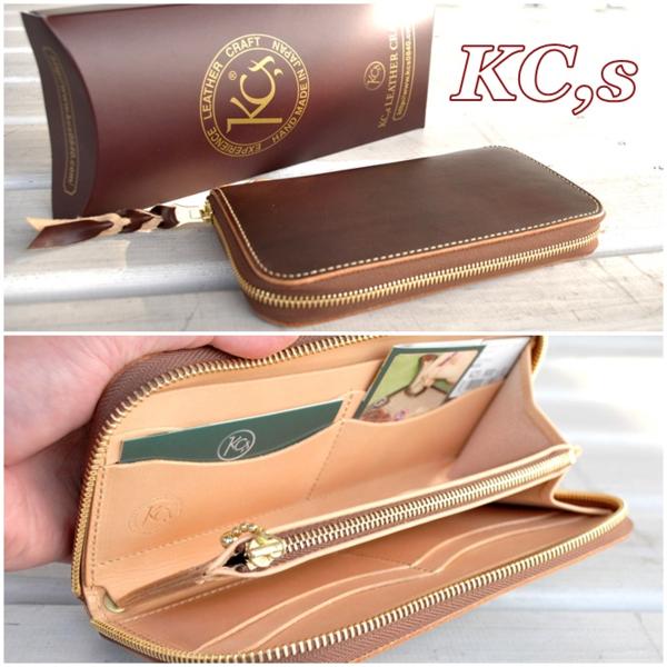 ケーシーズ KC'S ジップ レザー ウォレット KMW026送料無料