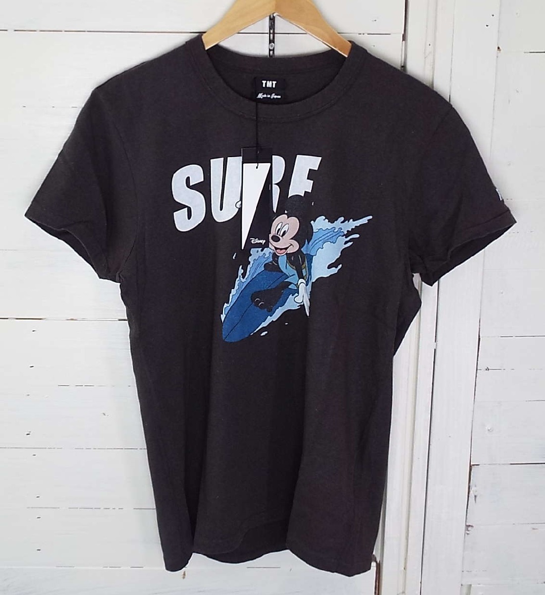 A1138 ほぼ Tmt ティーエムティー Disney ディズニー ヴィンテージ加工 プリントtシャツ 半袖 ミッキーマウス タグ付 Mサイズ 半袖tシャツ 売買されたオークション情報 Yahooの商品情報をアーカイブ公開 オークファン Aucfan Com