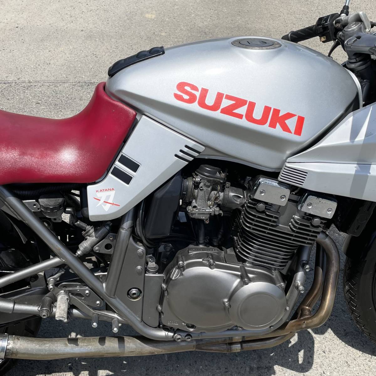 GSX400Sカタナ 実動 書類付き 車検付R6年5月迄 GK77A 平成5年 絶版