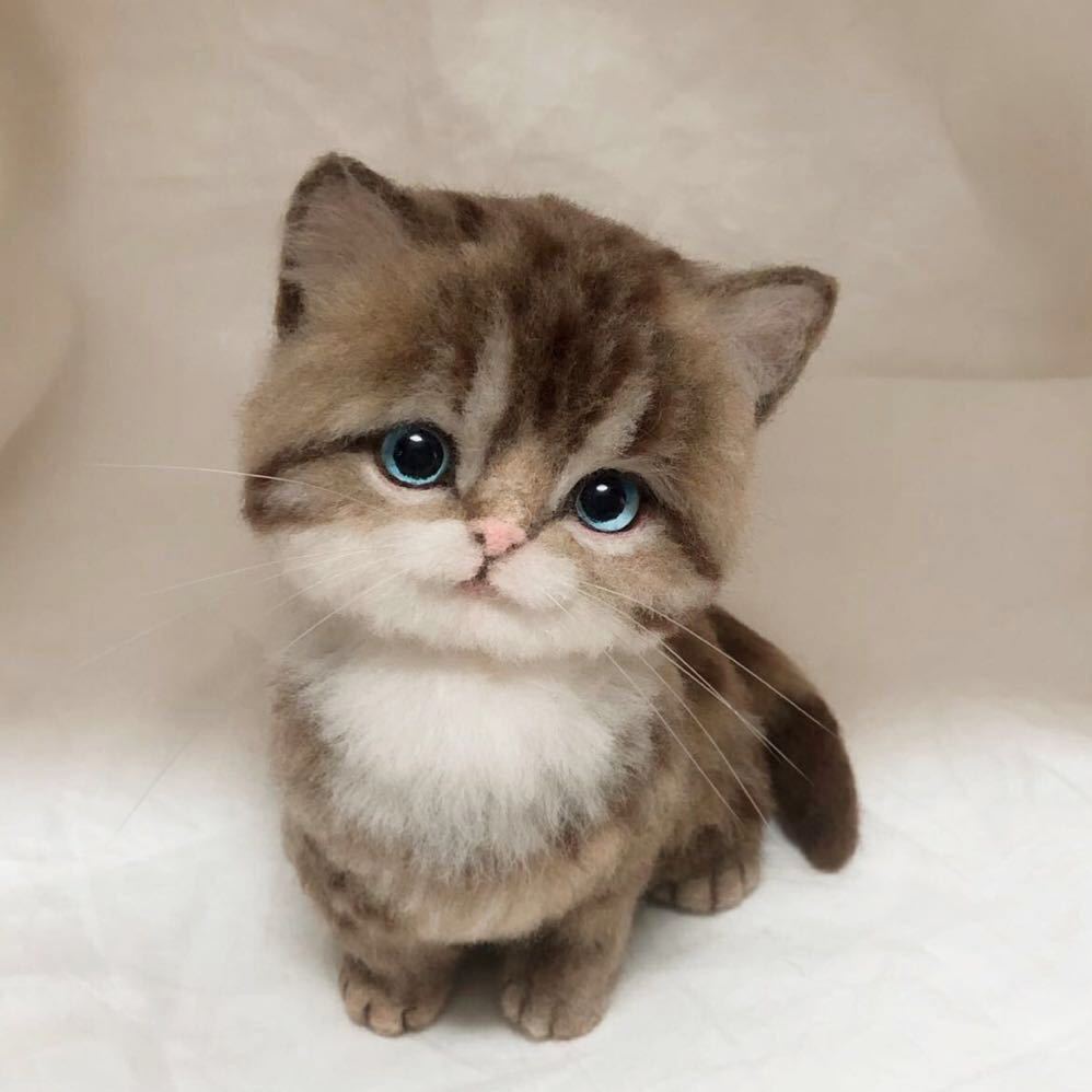 タケコブター様 レジンヘアゴム キジトラ猫ちゃん べた付く 朝顔＆金魚 