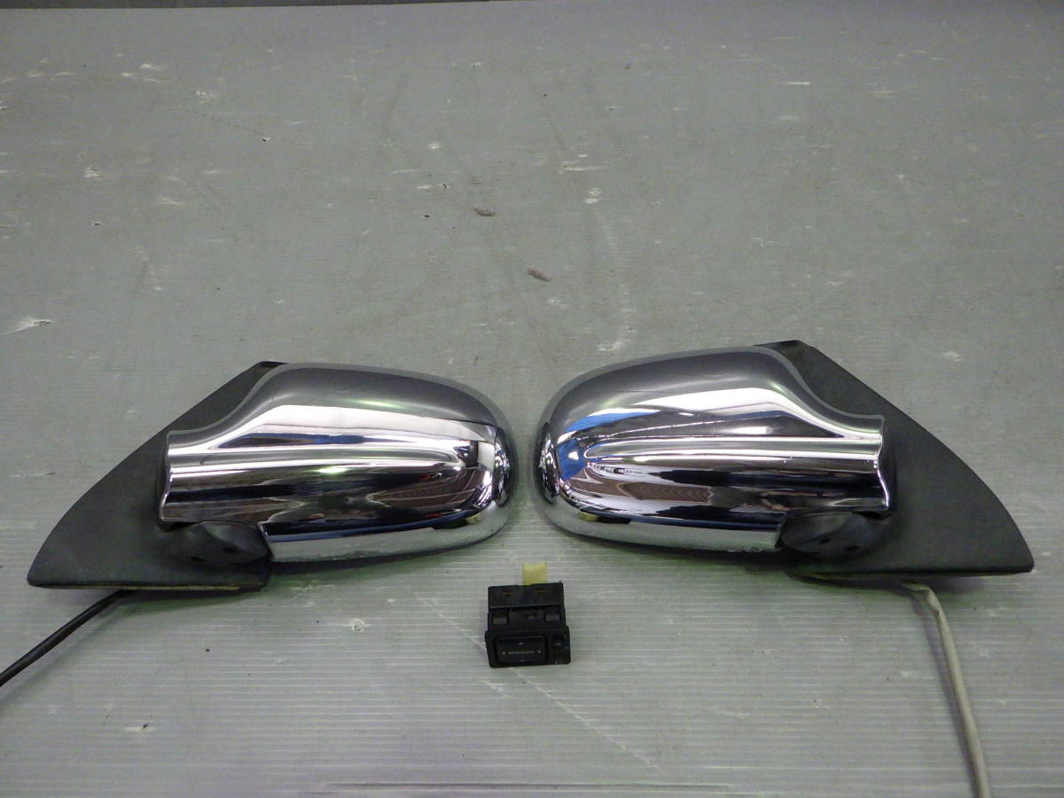 ダイハツ L700S/L710S ミラジーノ メッキ ドアミラー 左右セット 手動