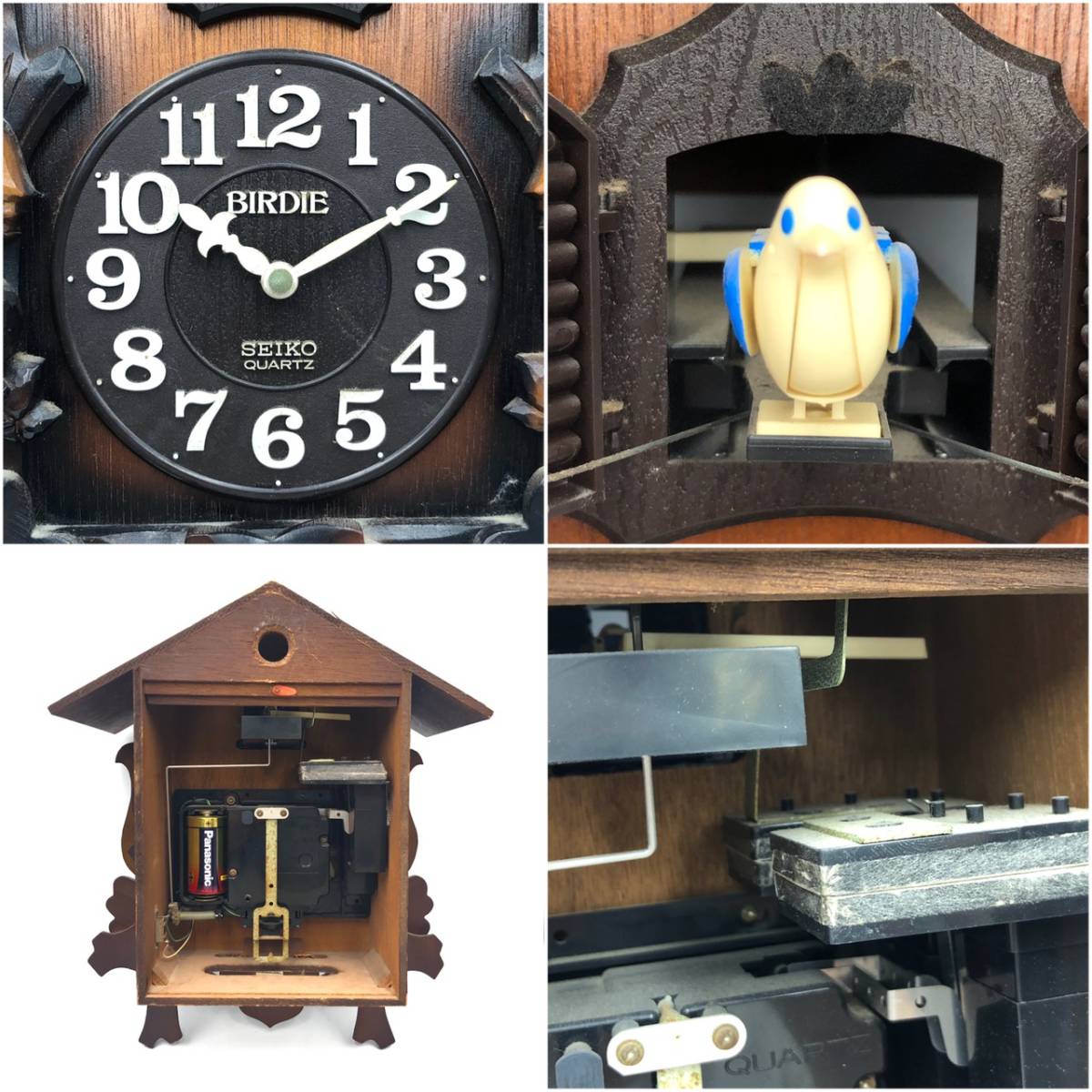 鳩時計 セイコー SEIKO セイコー クォーツ 壁掛け時計 鳩時計 からくり