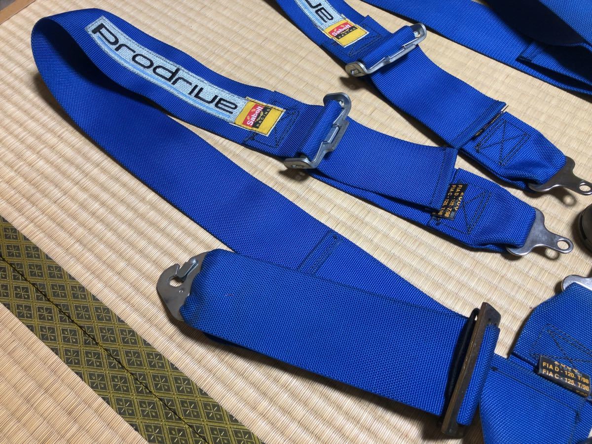 希少 プロドライブ 4点式シートベルト FIA 3インチ Prodrive サベルト 