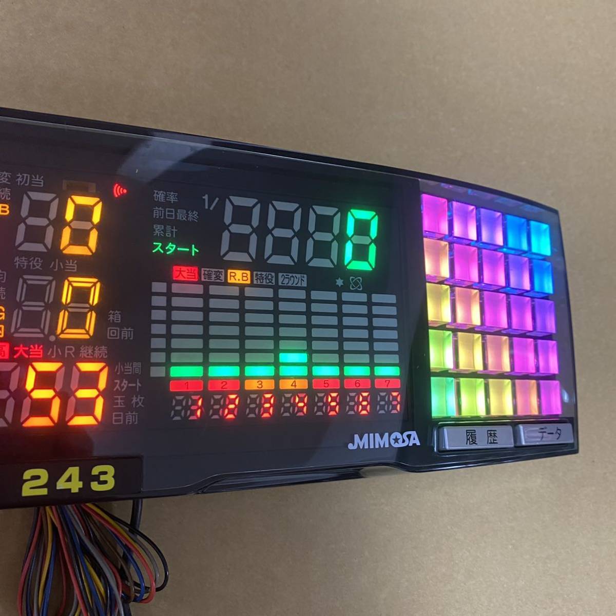 データカウンター ミモザ ミモザトゥルーライト ワンエー ナンバー 