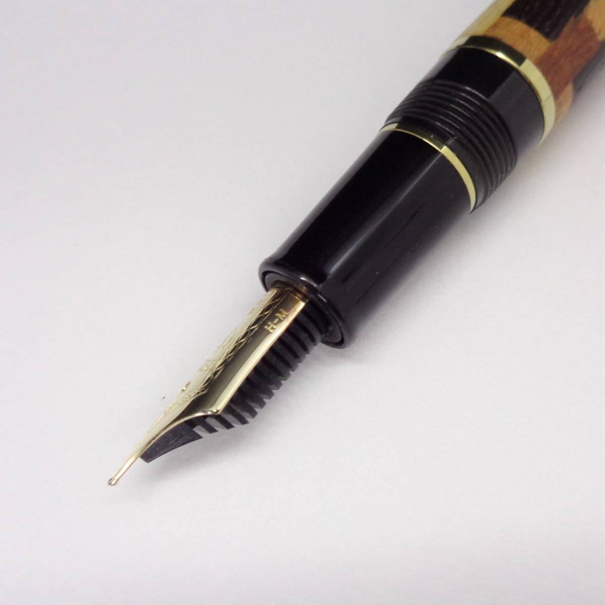 希少品】セーラー万年筆 箱根寄木細工 万年筆 中字 MINT Rare SAILOR 