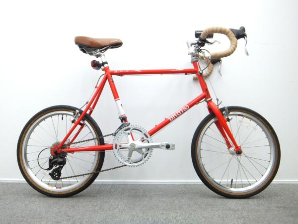 美品 BRUNO ブルーノ Luzwrn Minivelo 20 road ミニベロ レッド 美