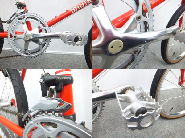 美品 BRUNO ブルーノ Luzwrn Minivelo 20 road ミニベロ レッド 美