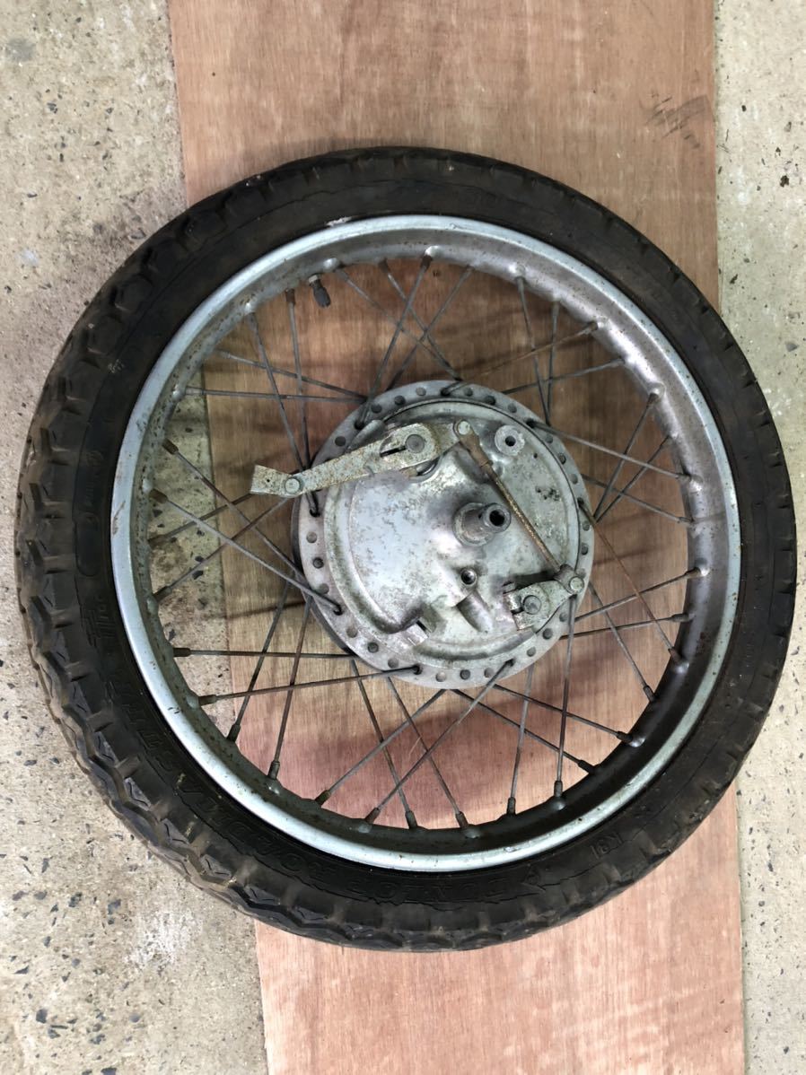 【人気SALE，限定SALE】 CB350エクスポート フロントホイール ドラム付き CB72(フロント)｜売買されたオークション情報、yahooの商品情報をアーカイブ公開 - オークファン ホンダ用