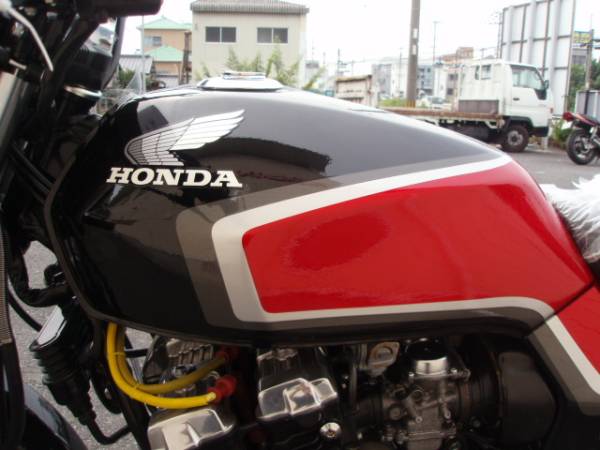 CBX400F Ⅱ型 黒赤 ラインステッカー バラ売 タンク用 塗装可 CBX400F
