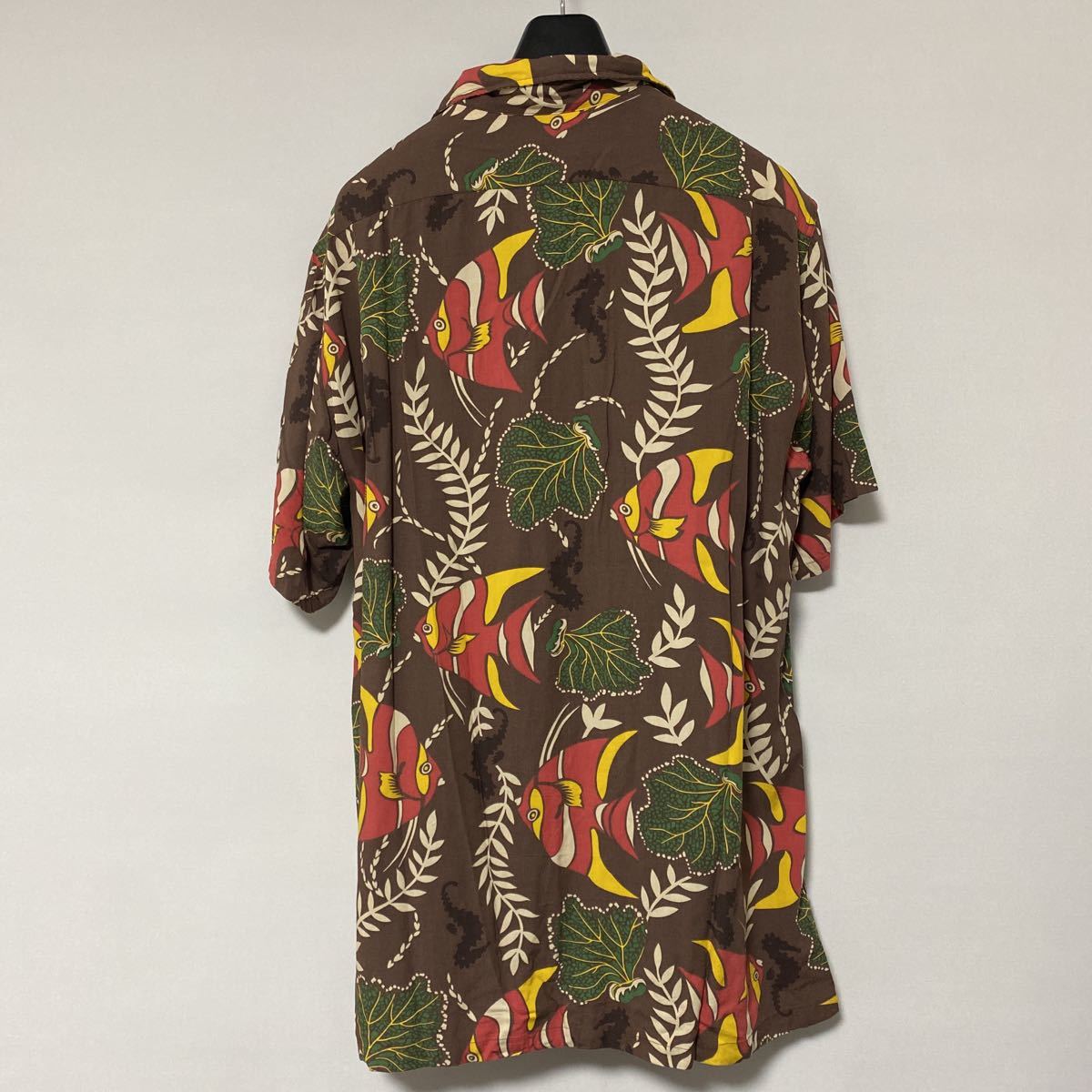 美品 90 年代 ポロ ラルフローレン レーヨン アロハ シャツ L