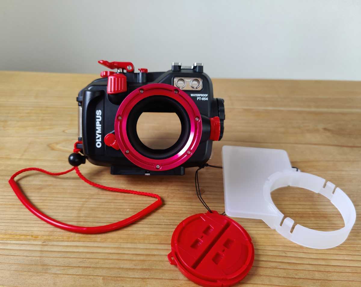 美品】OLYMPUS STYLUS XZ-2専用防水プロテクターPT-054 水中ハウジング