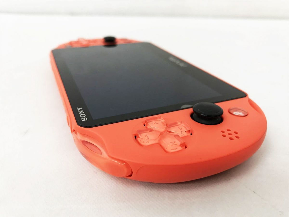美品 箱付 PS Vita 本体 PCH-2000 ネオンオレンジ 濃く