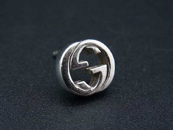 1円 Gucci グッチ インターロッキングg 片耳のみ Ag925 ピアス 耳飾り アクセサリー メンズ レディース シルバー系 Ba13ik イヤリング ピアス 売買されたオークション情報 Yahooの商品情報をアーカイブ公開 オークファン Aucfan Com