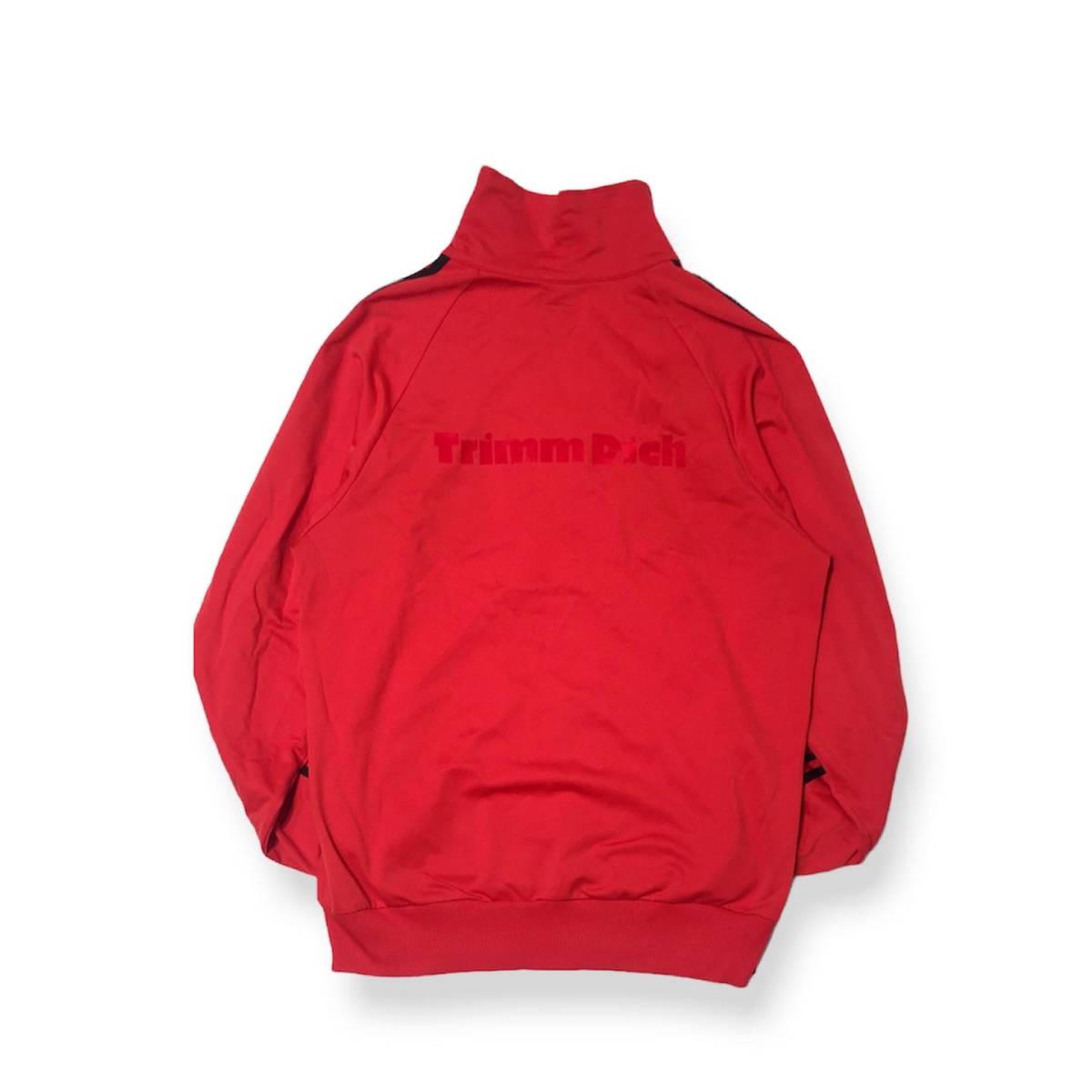 adidas × trimm dich アディダス×トリムディッヒ トラックジャケット ジャージ サイズタグ欠品 レッド×ブラック 店舗受取可 トリムディッヒ ジャージ Trimm x 白 オリジナルス□3本ライン
