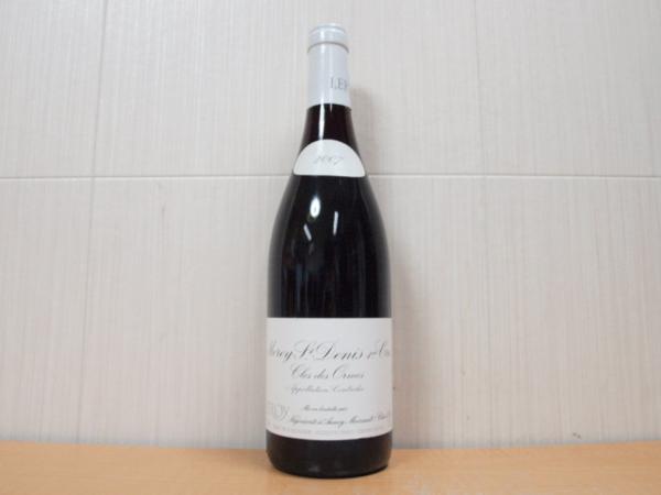 ◎ルロワ モレ・サン・ドニ クロ・デ・ゾルム 2007 未開栓◎YY