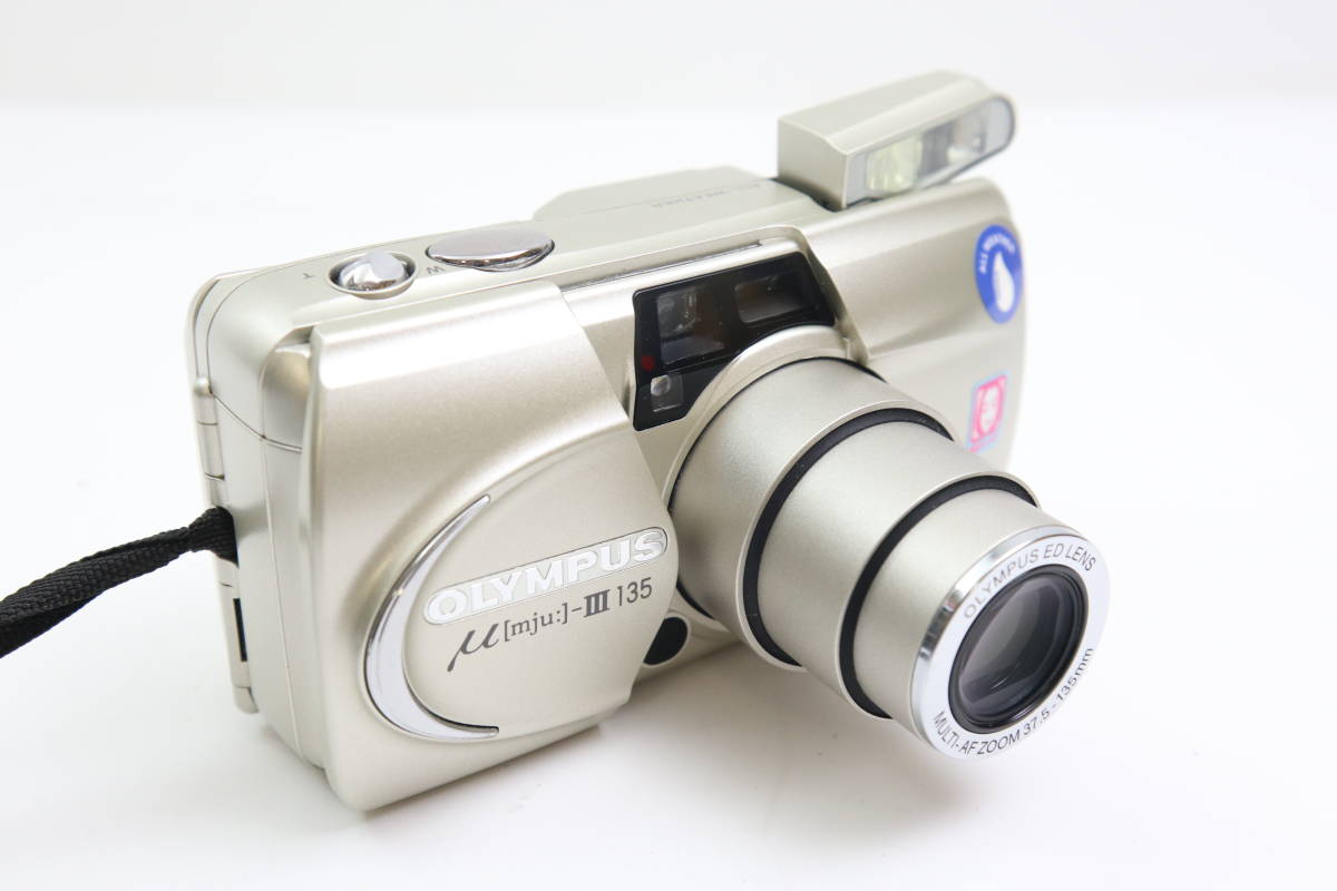 極美品】◎OLYMPUS オリンパス μ [mju:]-III 135（ケース付） 極美