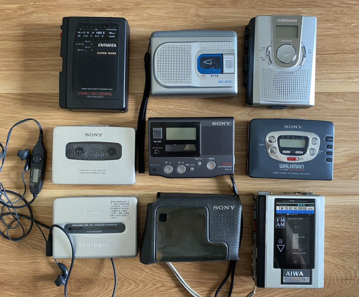 訳あり ジャンク品 まとめ売り ウォークマン SONY TCM-77含む ウォークマン ポータブルカセットプレーヤー 等