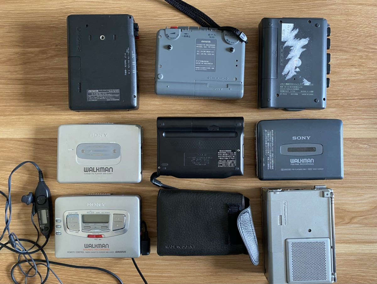 SONY TCM-77含む ウォークマン ポータブルカセットプレーヤー 等