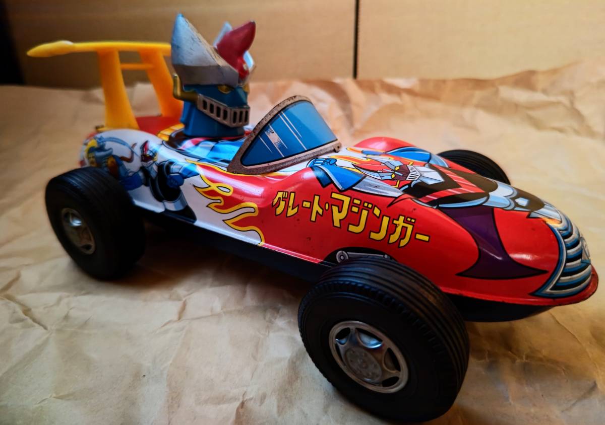  ブリキ グレートマジンガー レースカー マスダヤ ソフビ 増田屋 ジャンボーグ バンダイ タケミ ノムラ ウルトラマン 仮面ライダー 自動車(自動車)｜売買されたオークション情報、yahooの商品 自動車