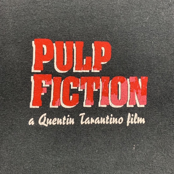 得価，安い PULP FICTION Tシャツ ヴィンテージ コピーライト ロンT 映画T ムービーT ラバープリント パルプフィクション レザボア ドッグス キルビル(Tシャツ)｜売買されたオークション情報、yahooの商品情 Tシャツ