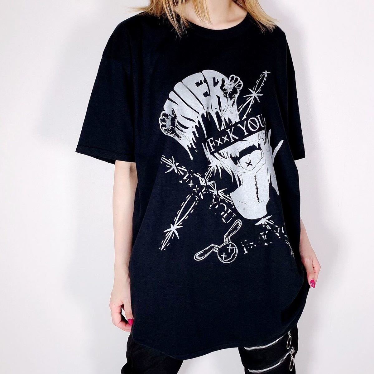 Nier ニーア 半袖 Black Cutsew Fxxk プリント カットソー Tシャツ パンク ロック 黒ブラック系 シルバープリント ブランド トップス Xl イラスト キャラクター 売買されたオークション情報 Yahooの商品情報をアーカイブ公開 オークファン Aucfan Com