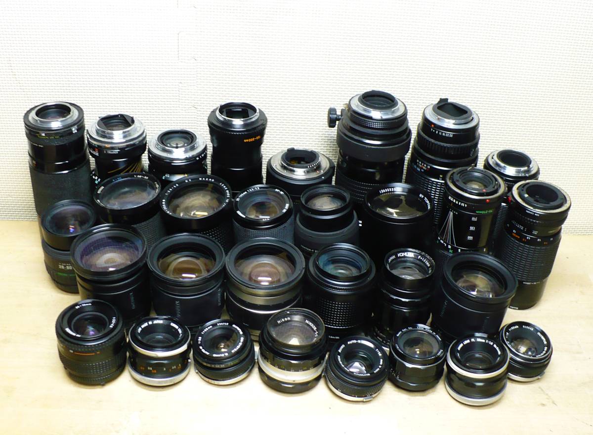 ☆一眼カメラ用 レンズまとめて 30本・いろいろ□OLUMPUS・PENTAX