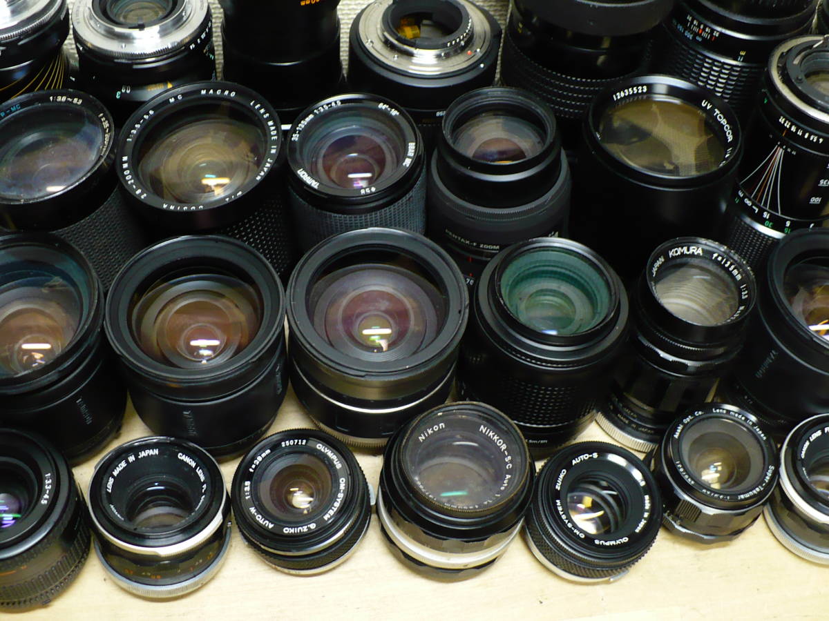 ☆一眼カメラ用 レンズまとめて 30本・いろいろ□OLUMPUS・PENTAX