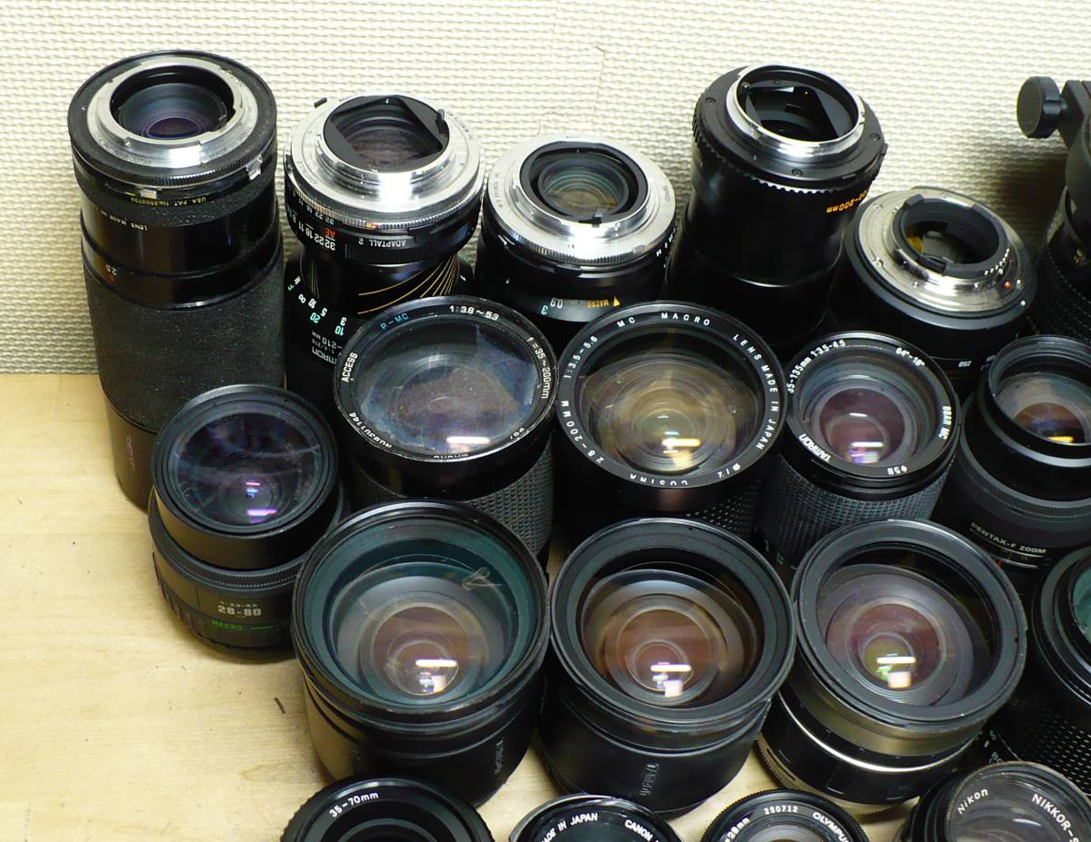 ☆一眼カメラ用 レンズまとめて 30本・いろいろ□OLUMPUS・PENTAX