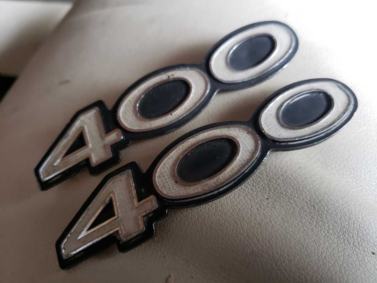 絶版当時物400ss マッハ！サイドカバーエンブレム