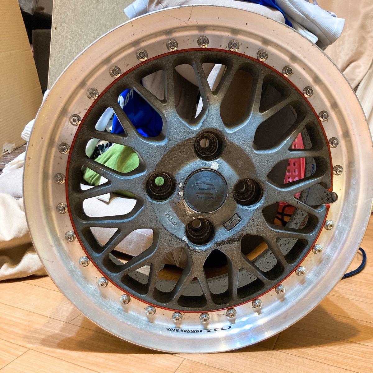レアな当時物 レイズ ボルクレーシング GTU 16インチ ホイール 16X7.0J