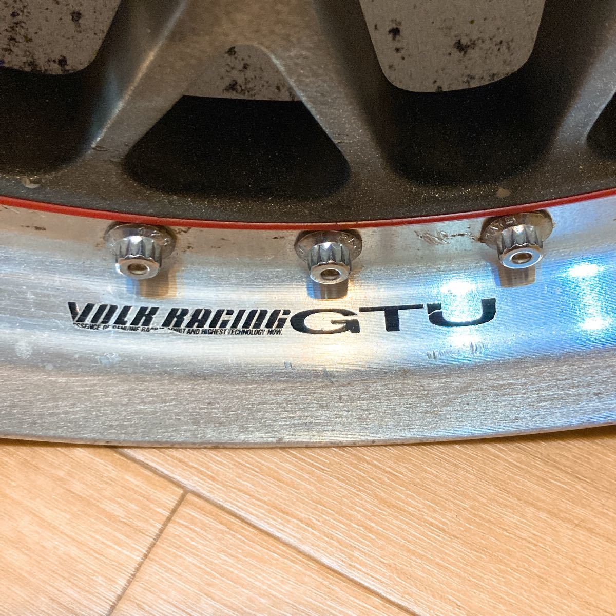 レアな当時物 レイズ ボルクレーシング GTU 16インチ ホイール 16X7.0J