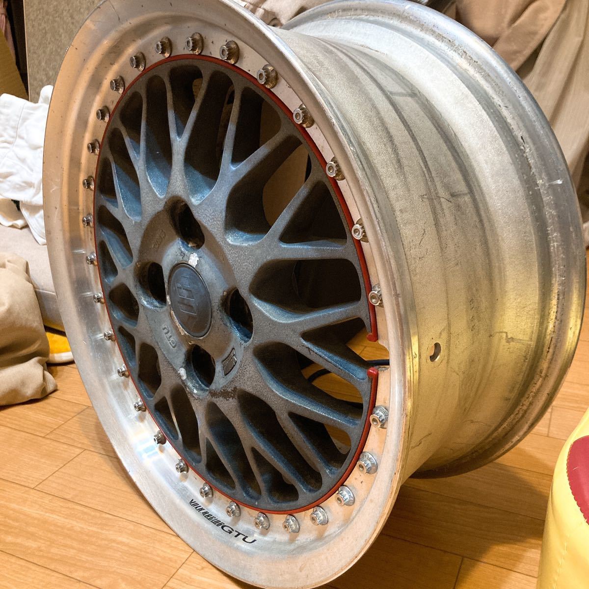 レアな当時物 レイズ ボルクレーシング GTU 16インチ ホイール 16X7.0J