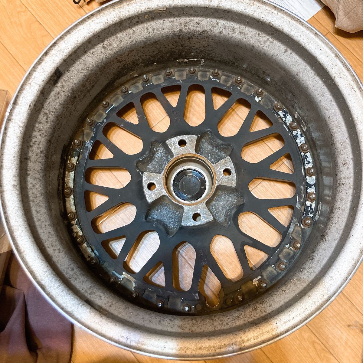 レアな当時物 レイズ ボルクレーシング GTU 16インチ ホイール 16X7.0J